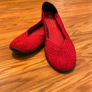 Bernie Mev Braided catwalk flats